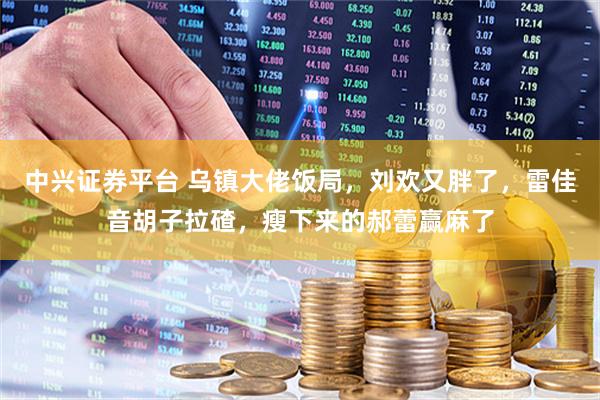 中兴证券平台 乌镇大佬饭局，刘欢又胖了，雷佳音胡子拉碴，瘦下来的郝蕾赢麻了